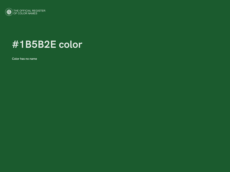 #1B5B2E color image