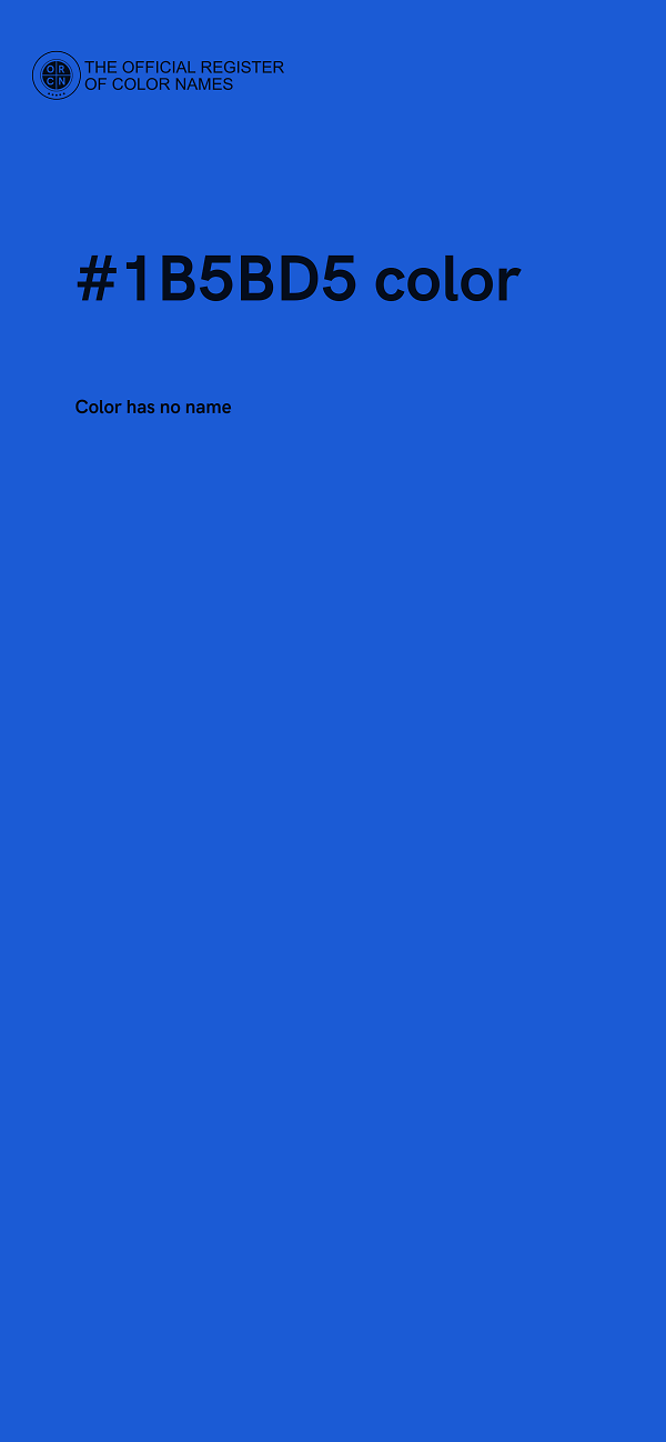 #1B5BD5 color image
