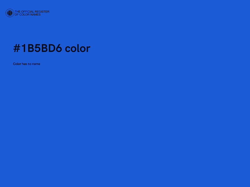 #1B5BD6 color image