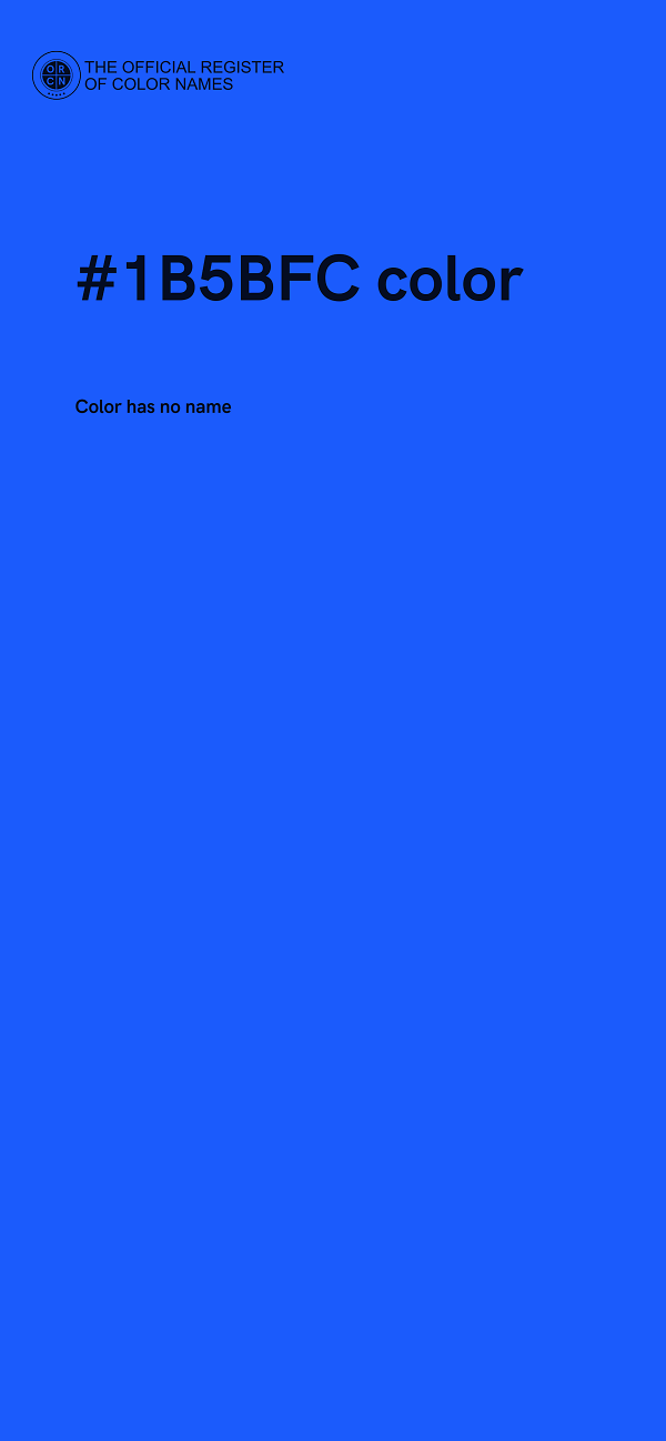 #1B5BFC color image