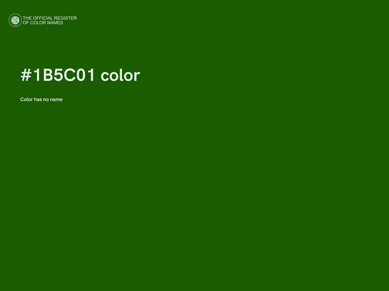 #1B5C01 color image