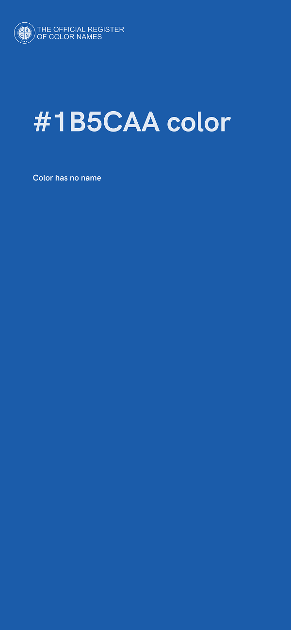 #1B5CAA color image