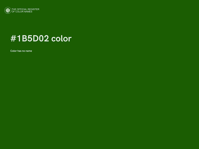 #1B5D02 color image