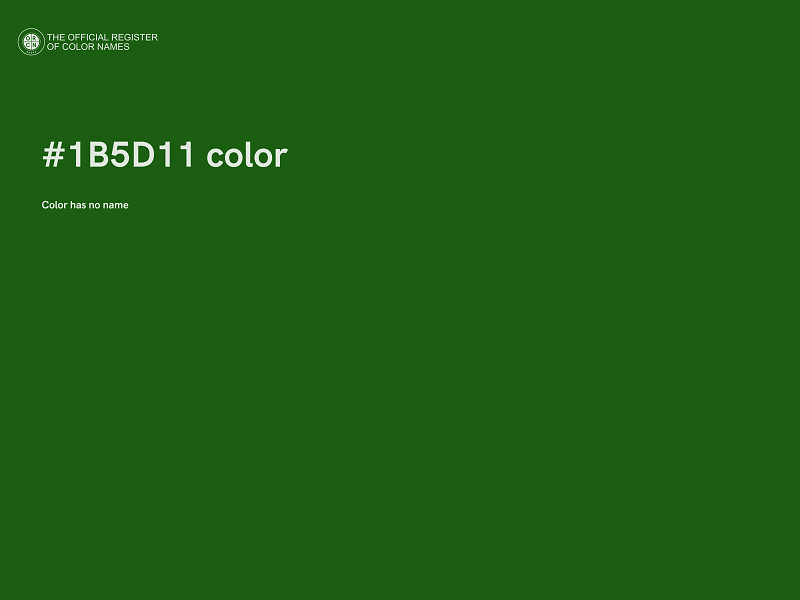 #1B5D11 color image