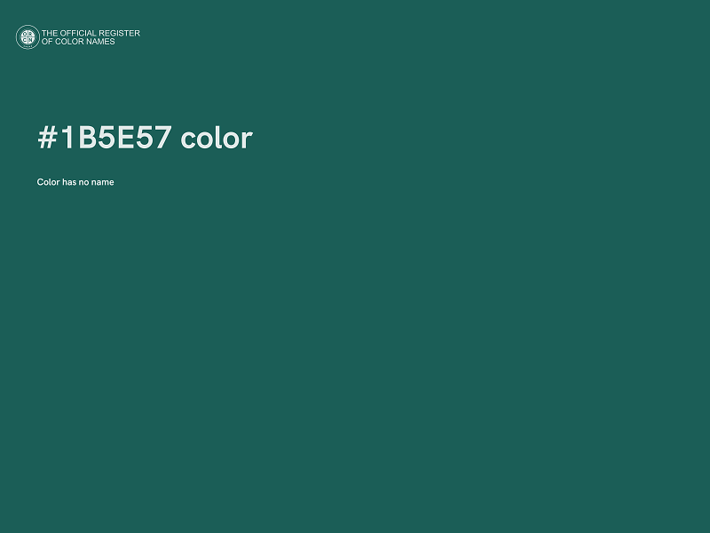 #1B5E57 color image