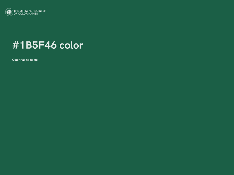 #1B5F46 color image