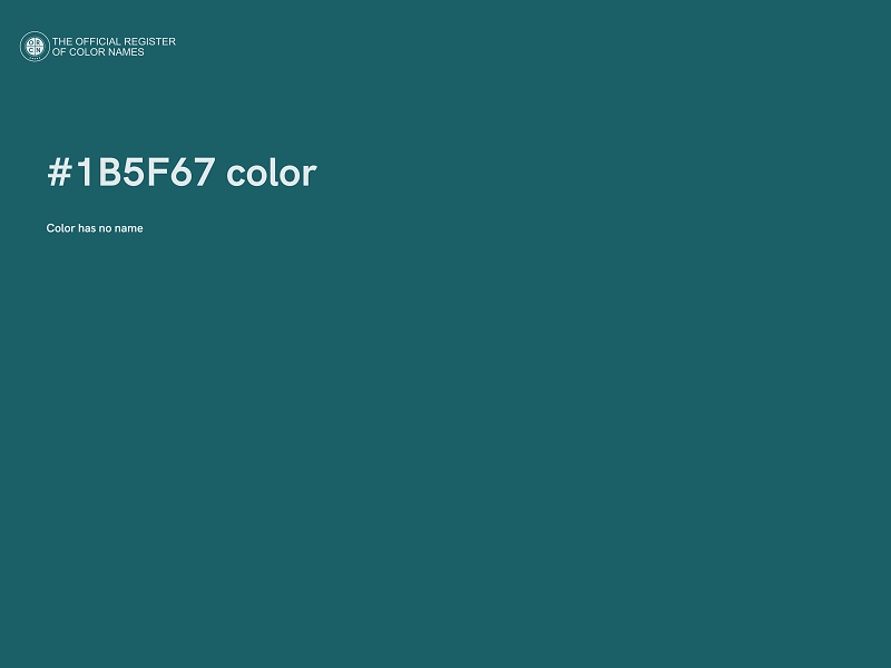 #1B5F67 color image