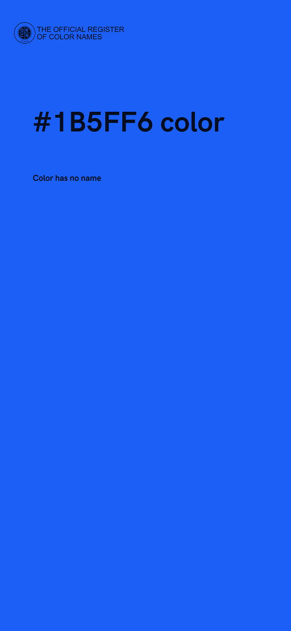 #1B5FF6 color image