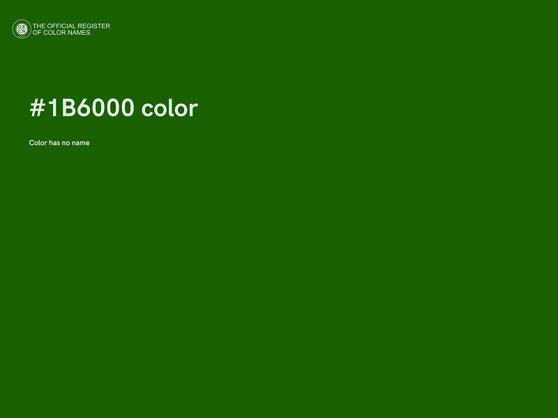 #1B6000 color image