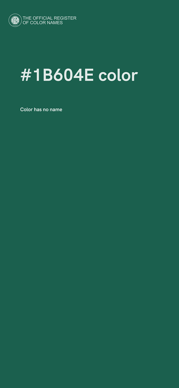 #1B604E color image