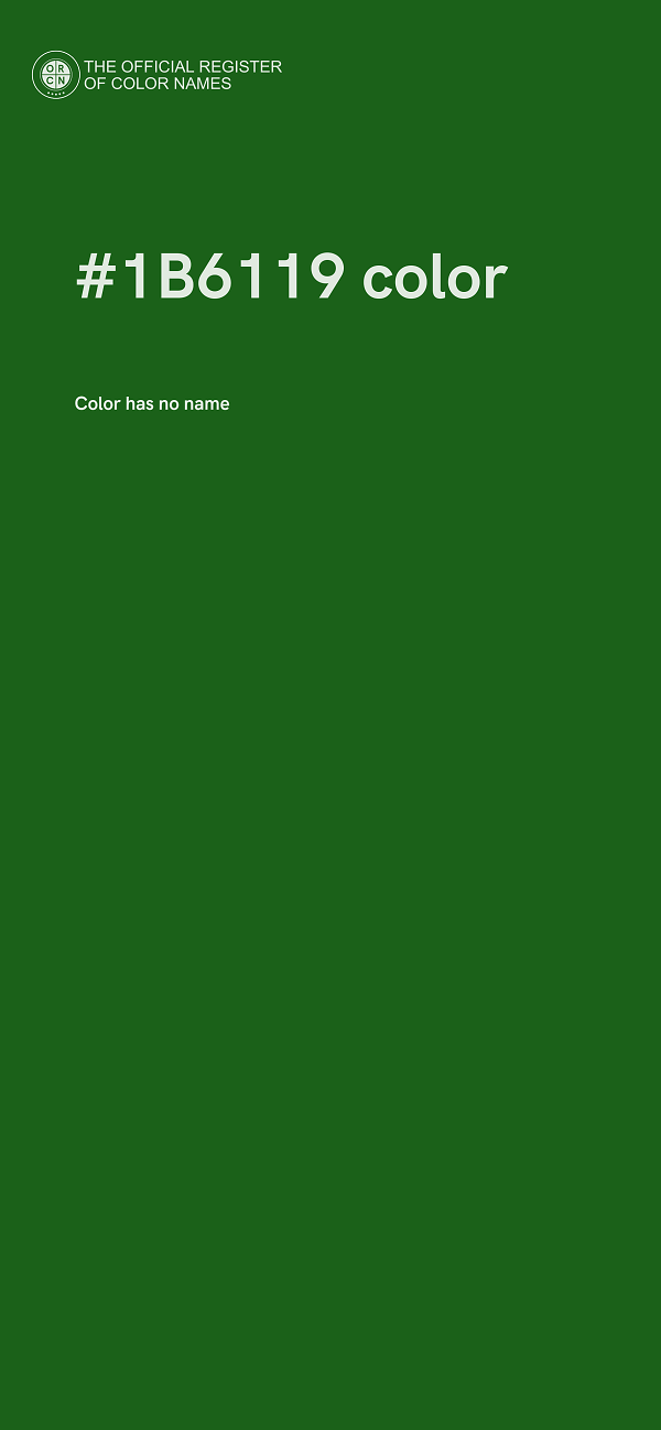 #1B6119 color image