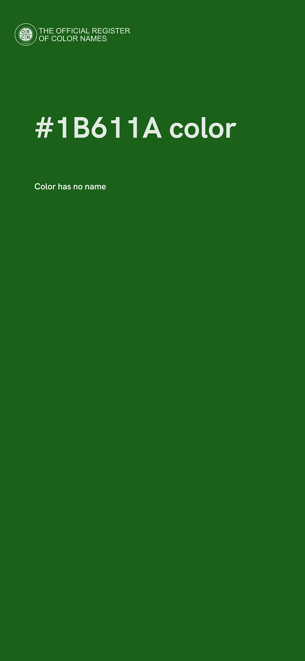 #1B611A color image