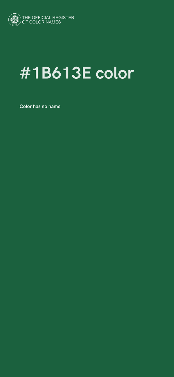 #1B613E color image