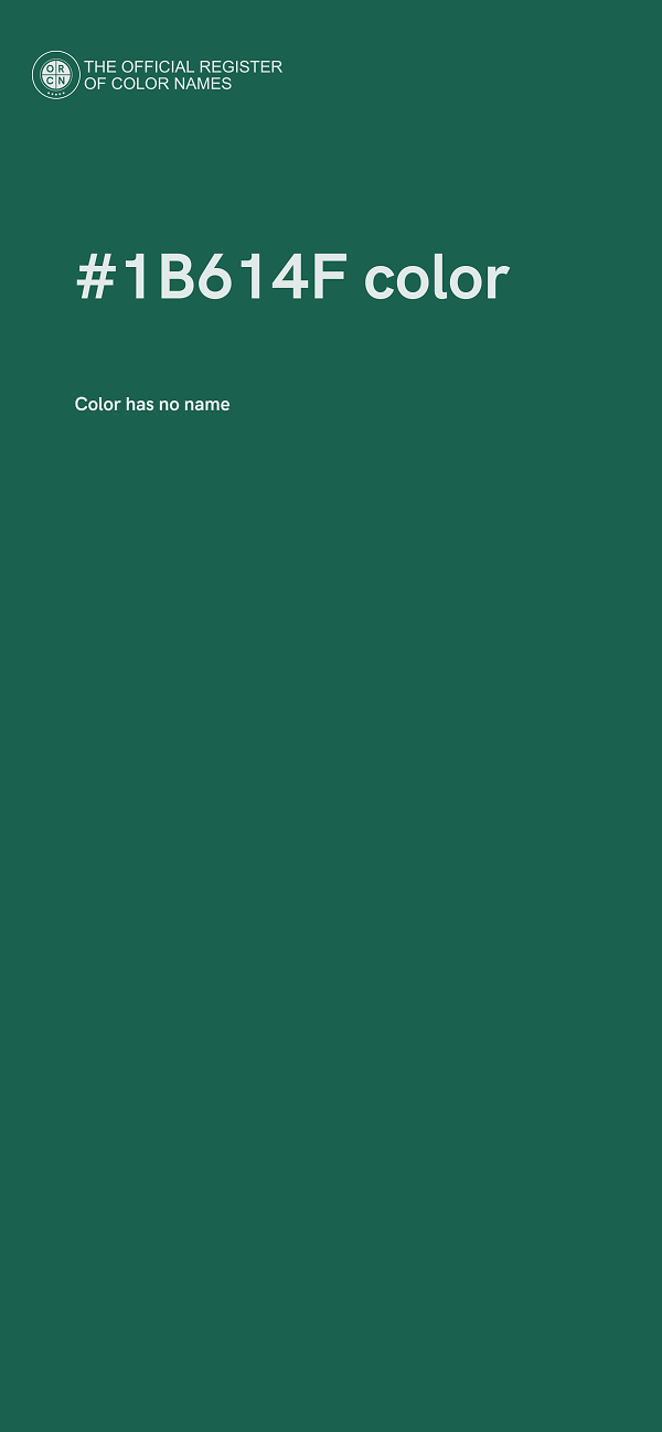 #1B614F color image