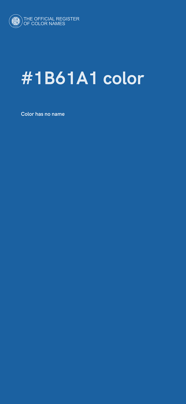 #1B61A1 color image