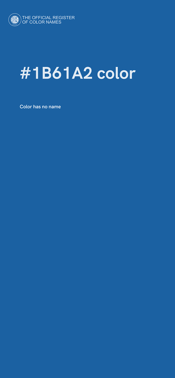 #1B61A2 color image
