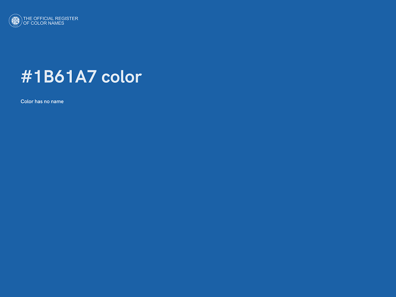 #1B61A7 color image