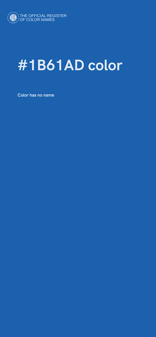 #1B61AD color image