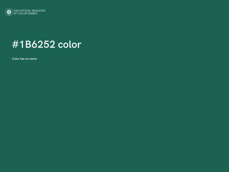#1B6252 color image