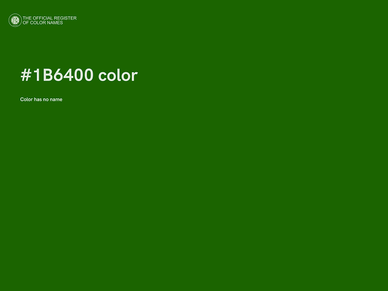 #1B6400 color image