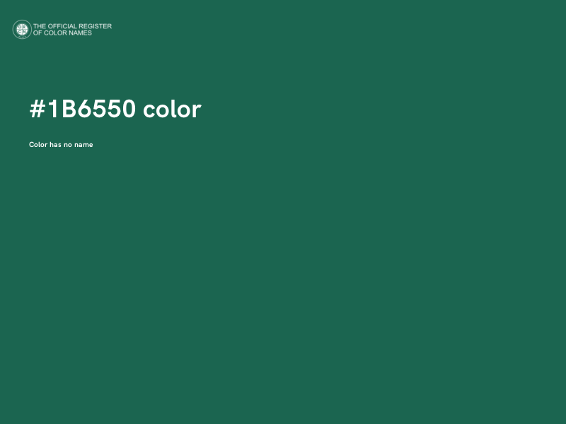 #1B6550 color image