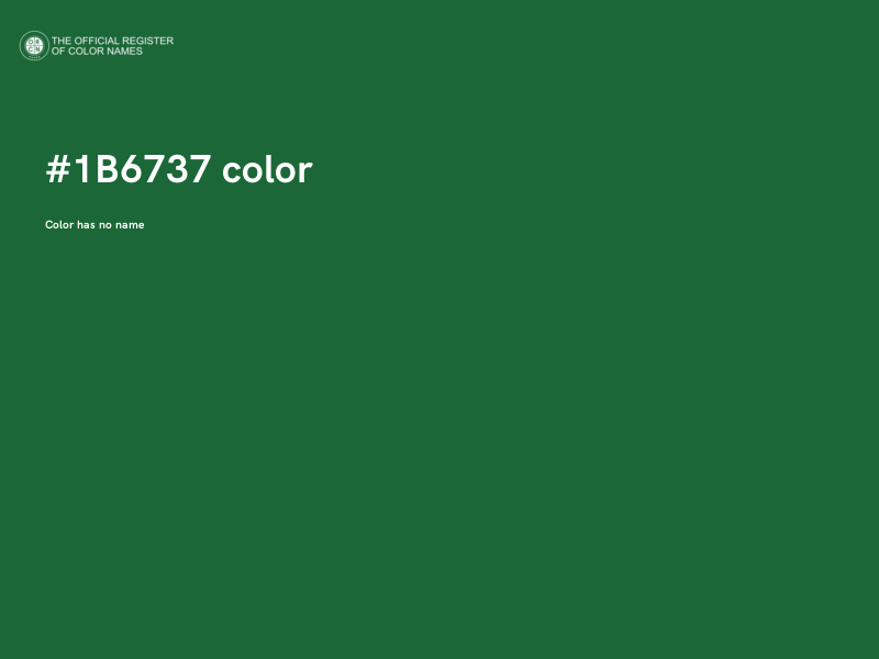 #1B6737 color image