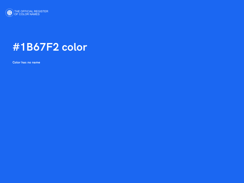 #1B67F2 color image
