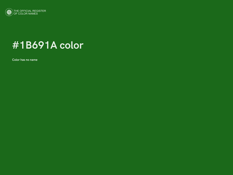 #1B691A color image