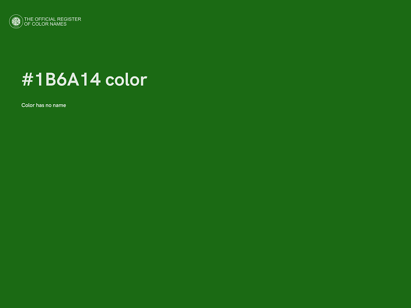 #1B6A14 color image