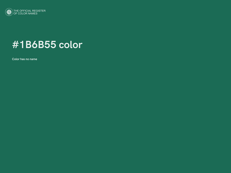 #1B6B55 color image