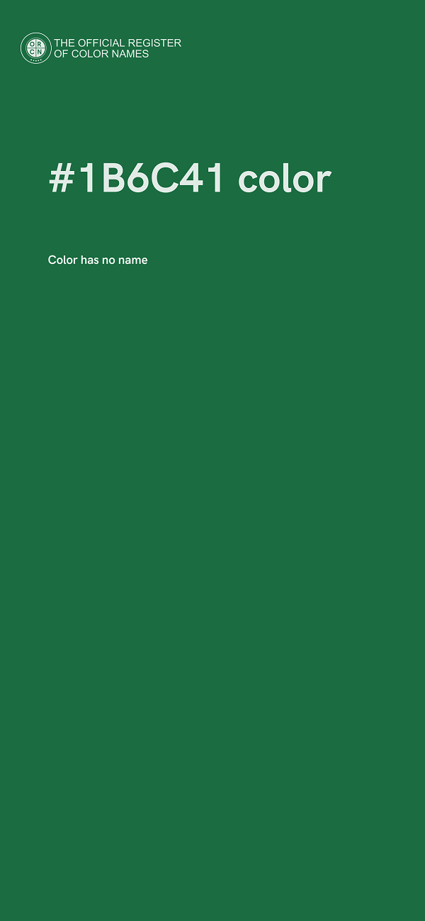 #1B6C41 color image
