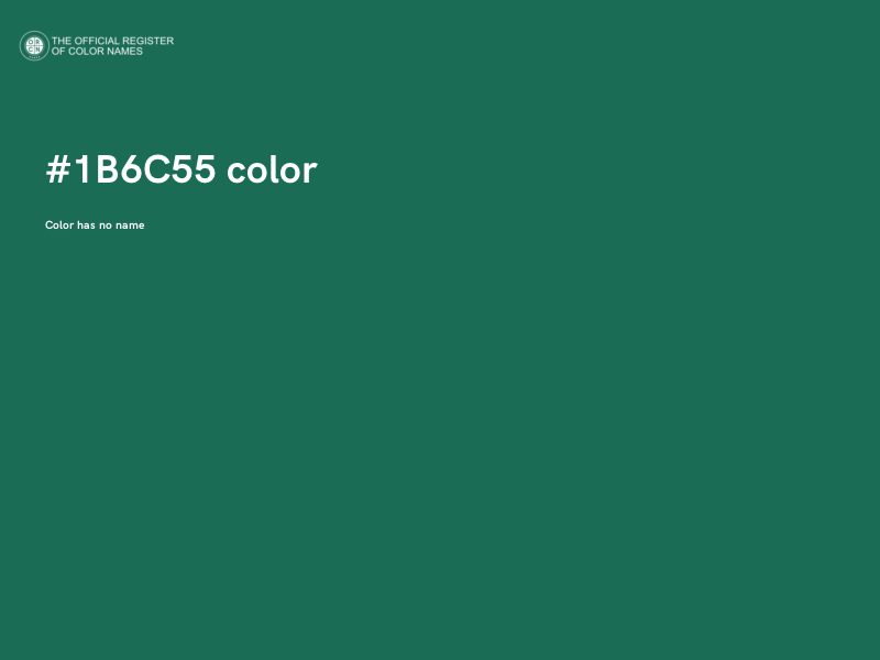 #1B6C55 color image