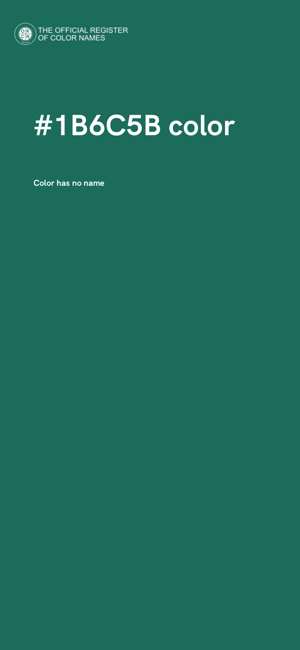 #1B6C5B color image