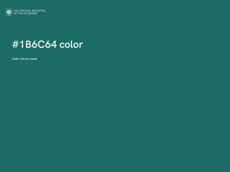 #1B6C64 color image