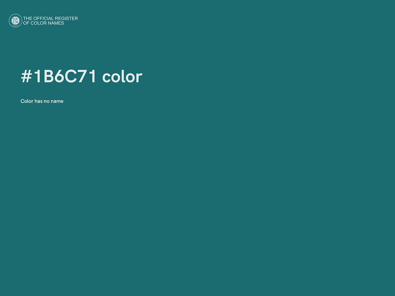 #1B6C71 color image