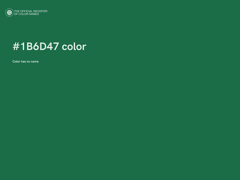 #1B6D47 color image