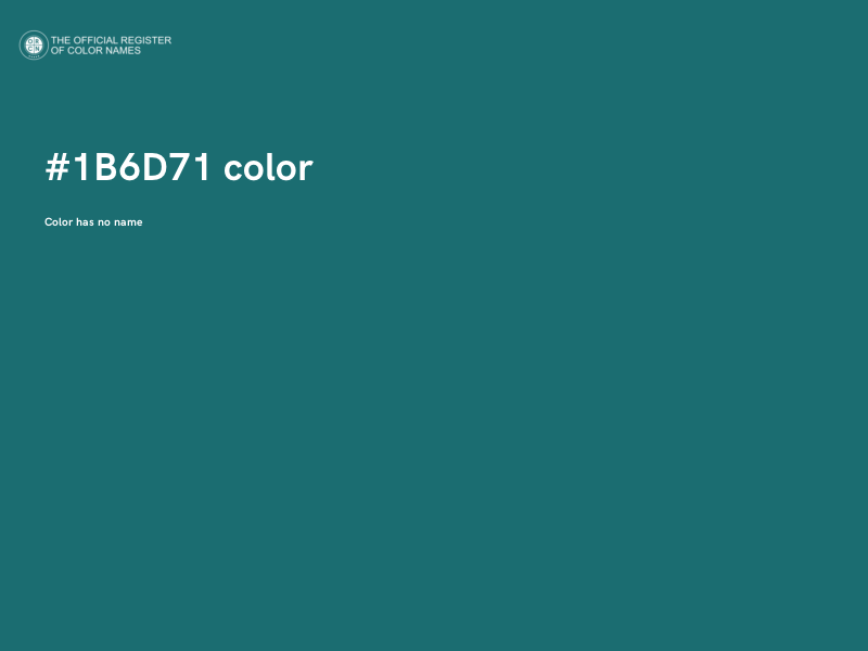 #1B6D71 color image