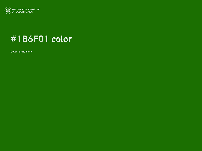 #1B6F01 color image
