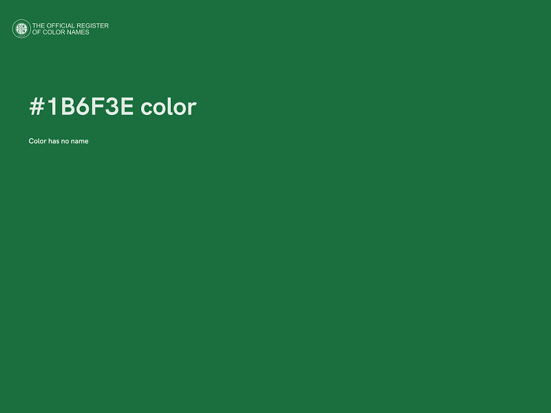 #1B6F3E color image