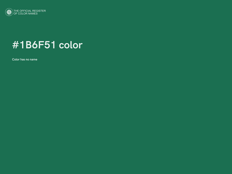 #1B6F51 color image