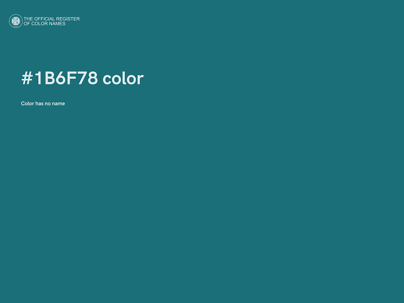 #1B6F78 color image