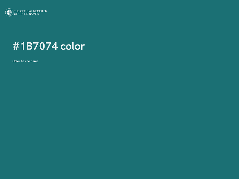 #1B7074 color image