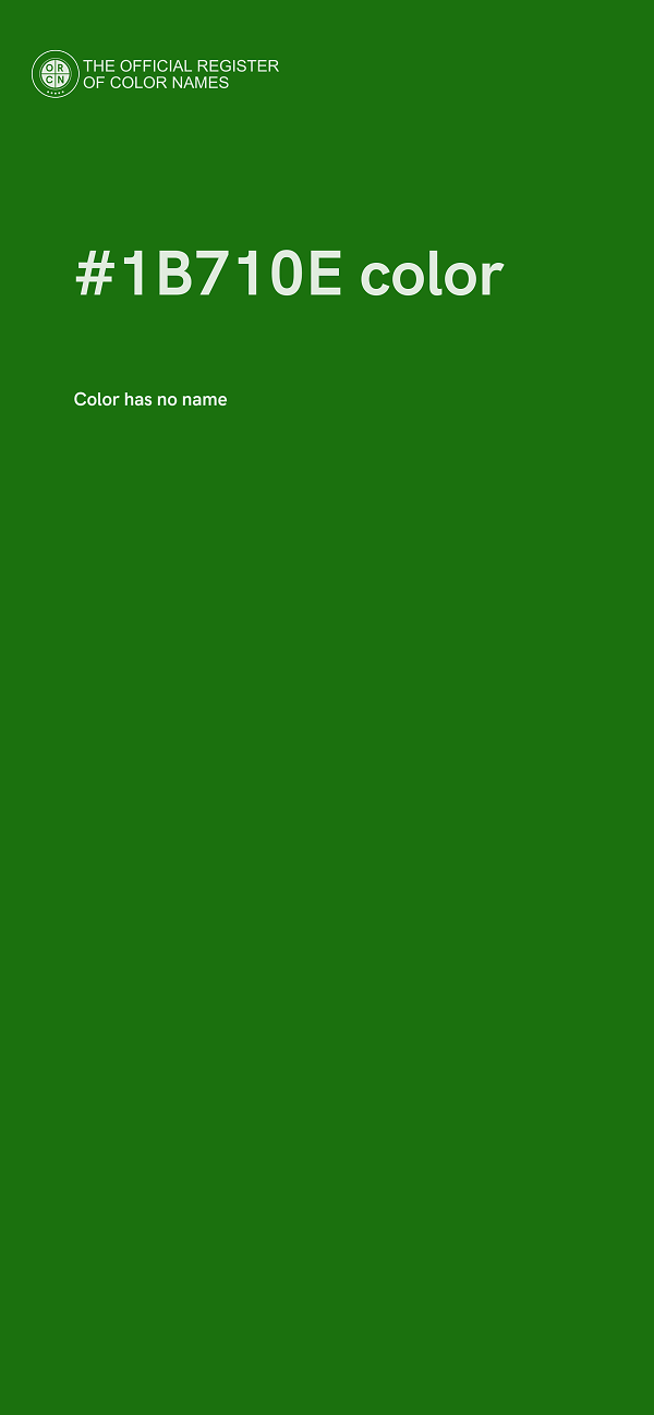 #1B710E color image
