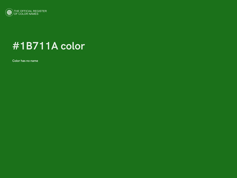 #1B711A color image