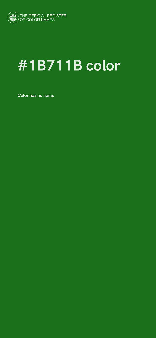 #1B711B color image