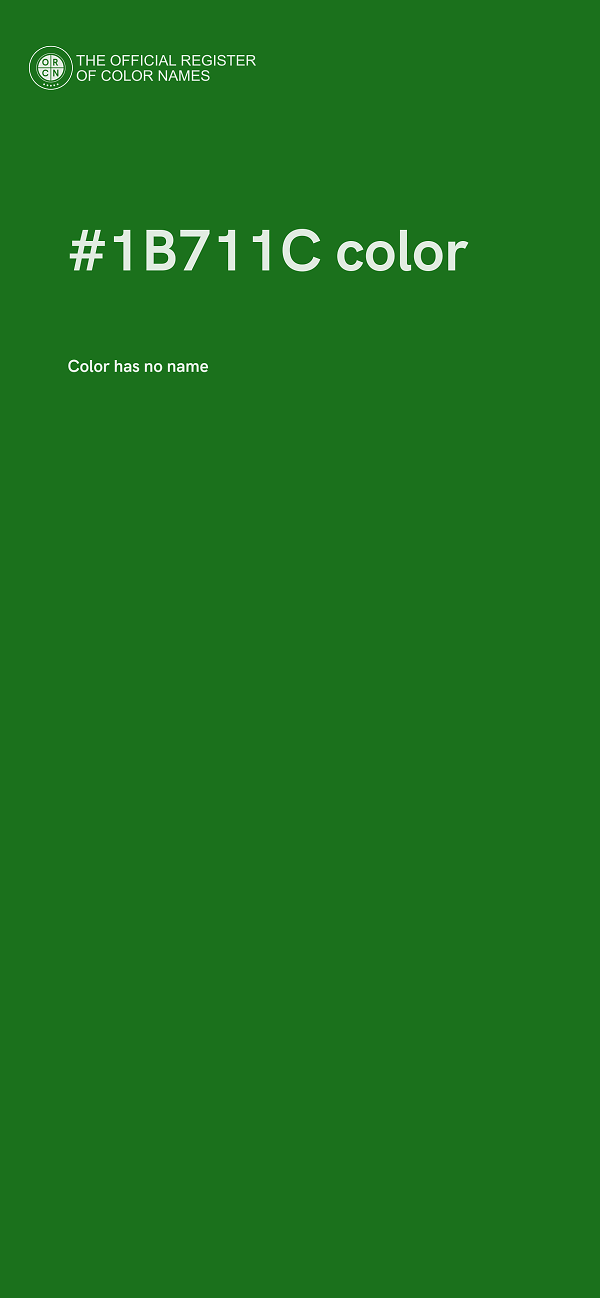#1B711C color image