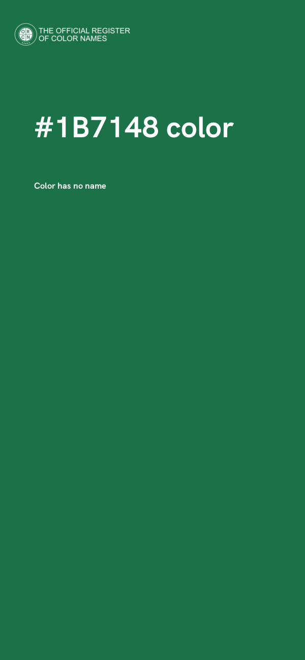 #1B7148 color image