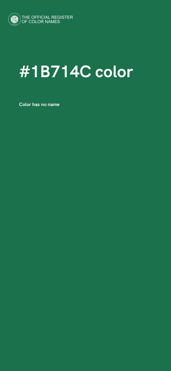 #1B714C color image