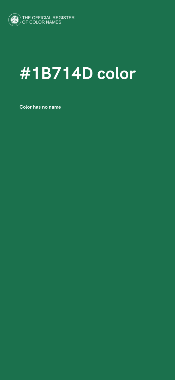 #1B714D color image