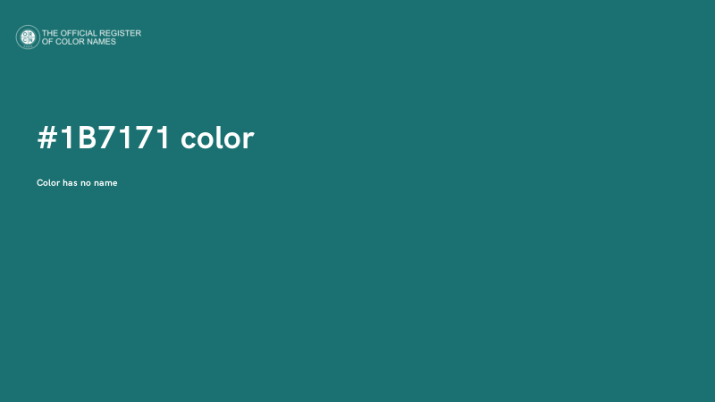 #1B7171 color image